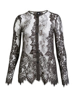 Airel Lace Top - Grey