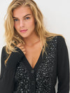 Betina Embellished Cardigan - Black