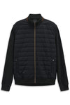 Quilt Zip Jacket - Navy