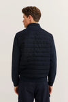 Soft Quilted Zip Jacket - Navy