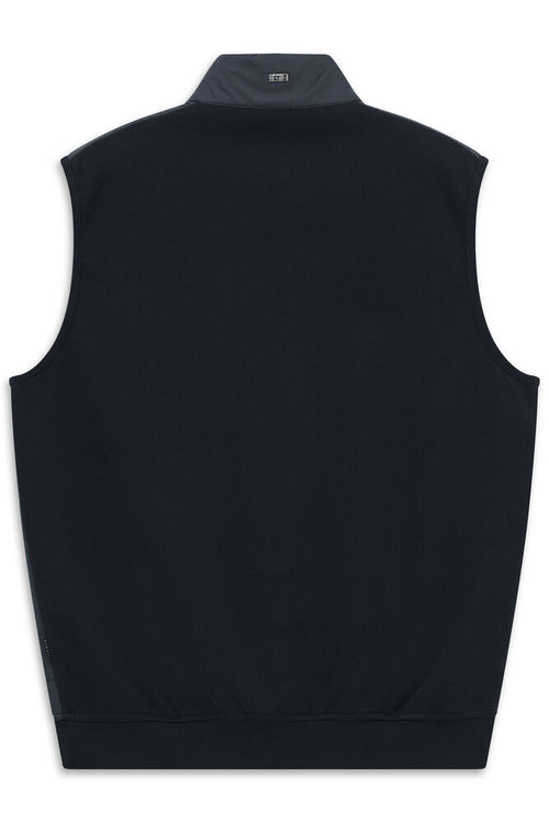 Quilted Vest  - Navy