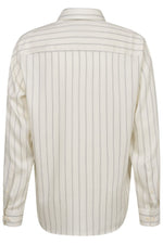 Striped Lyocell Shirt - Off White