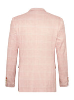 Travel Check Blazer - Pink