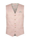 Travel Check Vest - Pink
