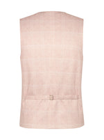 Travel Check Vest - Pink