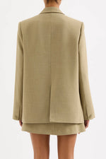 Relaxed Tailored Blazer - Moss Green