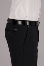Innovative Wool Trousers - Charcoal