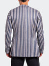 Striped Stretch Performance Blazer - Grey