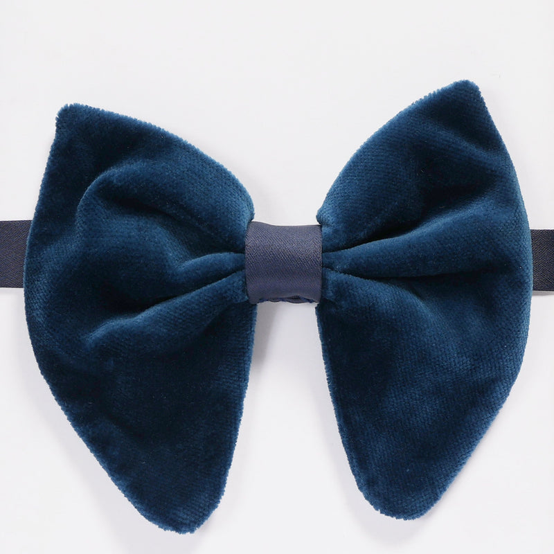 Velvet Bow Tie - Turquoise
