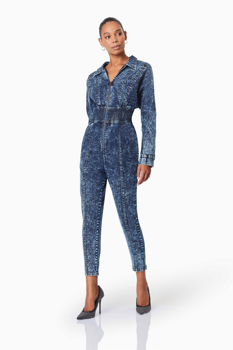Denim Jumpsuit - Blue