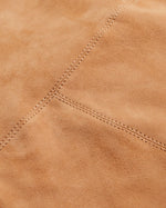 Suede A-Line Mini Skirt - Camel