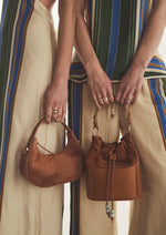 Relaxed Wide Leg Pants - Stripe Print