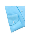 Fine Cotton Solid Dress Shirt - Turquoise