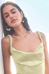 Drape Satin Mini - Avocado