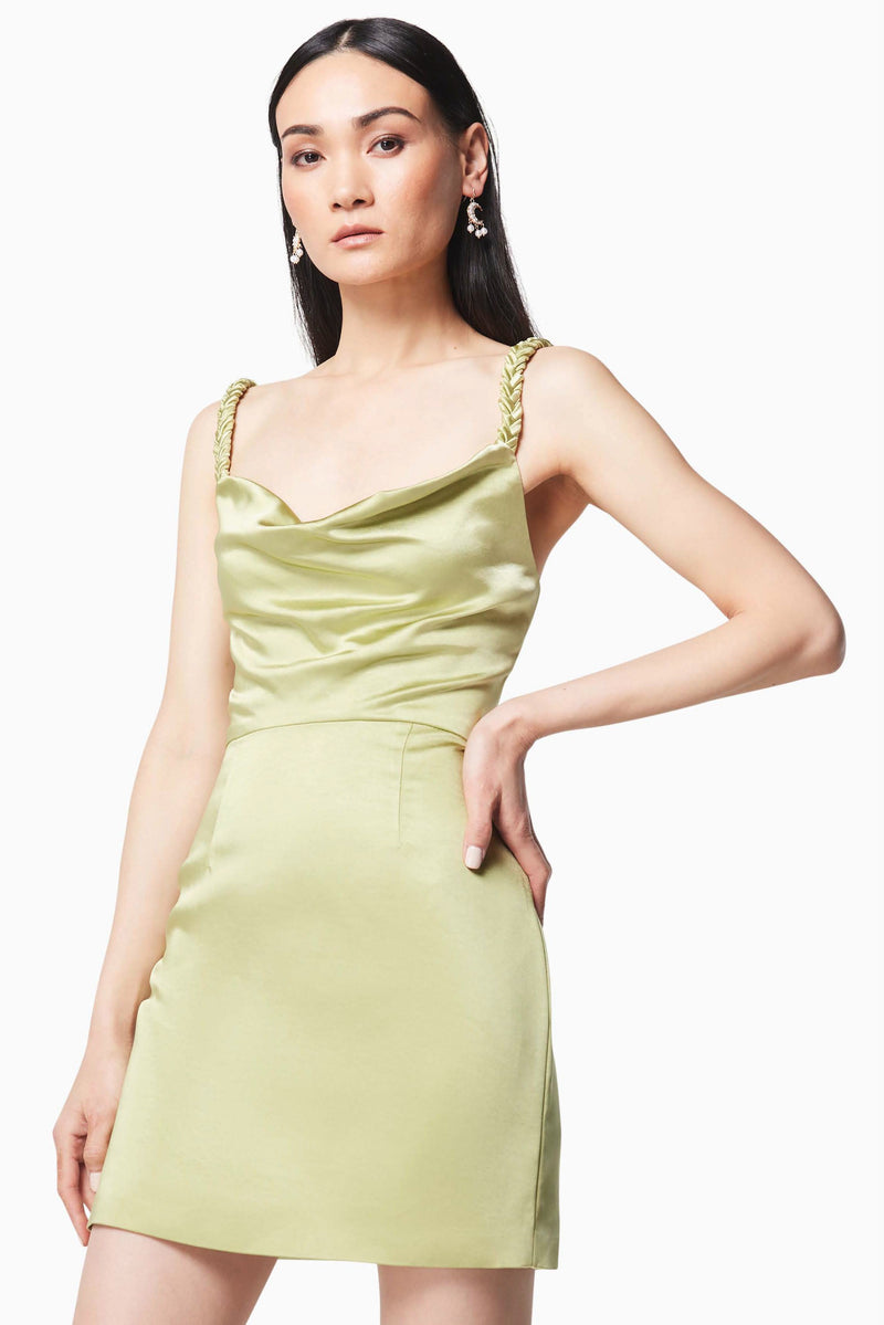 Drape Satin Mini - Avocado