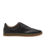 Unlined Leather Trainers - Black