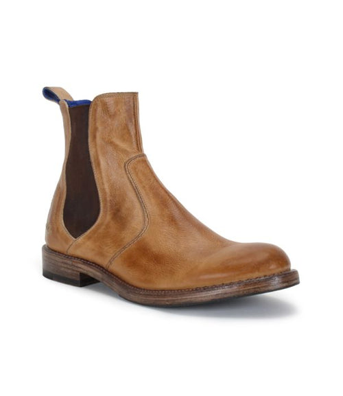 Leather Chelsea Boots - Tan Rustic