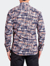 Printed Performance Long Sleeve Shirt - Black/Orange