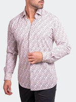 Abstract Performance Long Sleeve Shirt - White