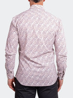 Abstract Performance Long Sleeve Shirt - White