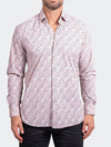 Abstract Performance Long Sleeve Shirt - White