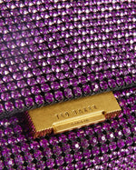 Crystal Mini Cross Body Bag - Mid Purple