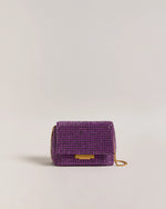 Crystal Mini Cross Body Bag - Mid Purple