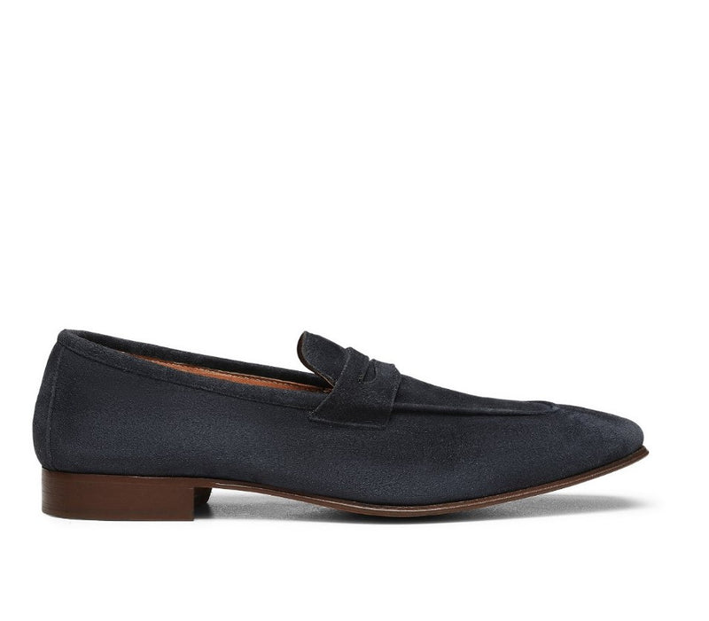 Soft Suede Loafers - Ocean Blue