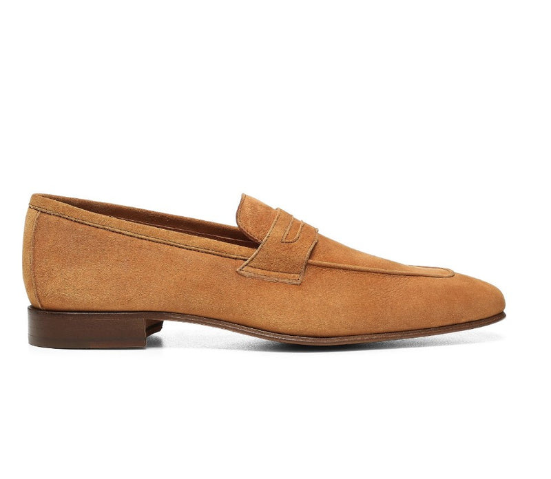 Soft Suede Loafers - Taupe