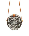 Beach Crossbody Bag - Black/White