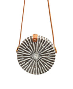 Beach Crossbody Bag - Black/White
