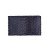 Woven Seashell Clutch - Black