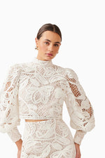 Crochet 2 Piece Set - Ivory
