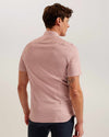 Short Sleeve Geo Printed Shirt - Mid Pink