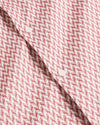 Short Sleeve Geo Printed Shirt - Mid Pink