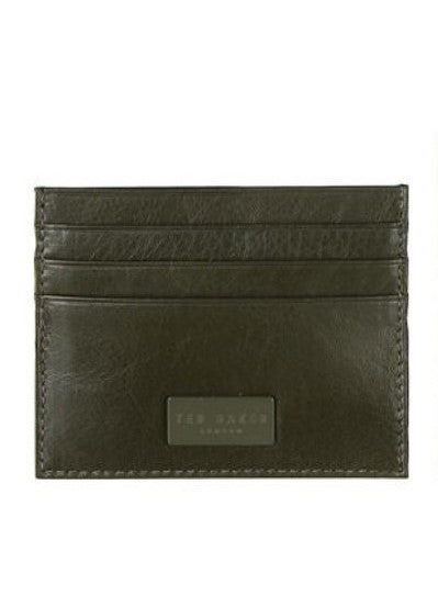 Leather Cardholder - Khaki