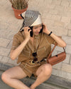 Linen Stitch Shirt - Honey