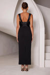 Fitted Bodice Dress - Black
