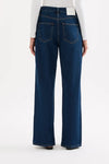 Organic Split Hem Denim - Denim Blue