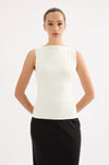 Organic Cotton Tank - White