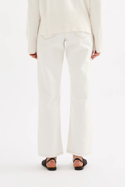 Organic Cotton Denim - Salt
