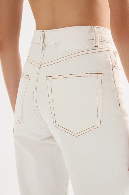 Organic Cotton Denim - Salt