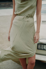 Cowl Neck Maxi - Matcha