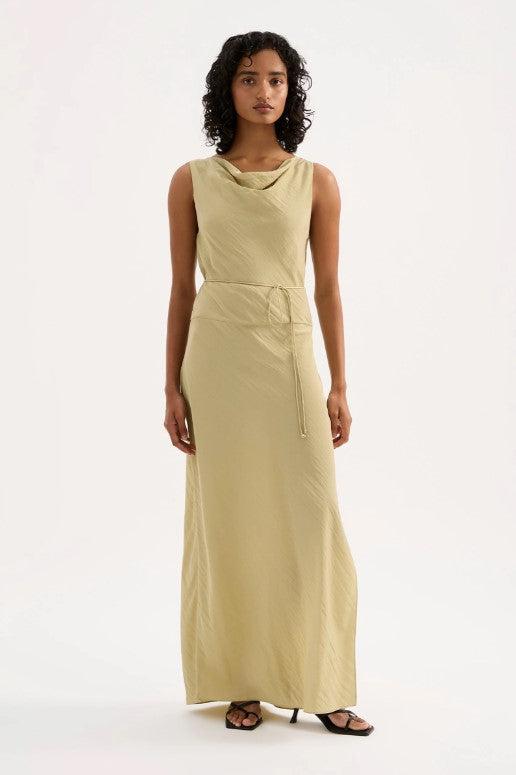 Cowl Neck Maxi - Matcha