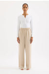 Relaxed Tailored Trousers - Stone