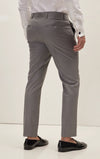 Merino Wool & Silk Single Breasted Suit - Grey