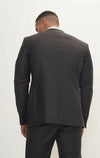 Merino Wool & Silk Single Breasted Suit - Slate Grey