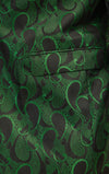 Peak Paisley Jacquard Tuxedo - Green