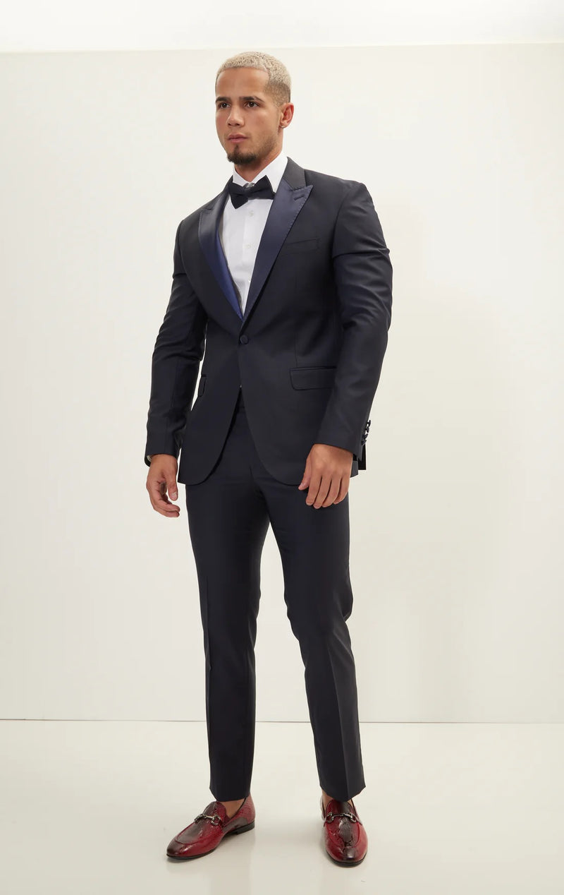 Super 180's Merino Wool Tuxedo - Navy