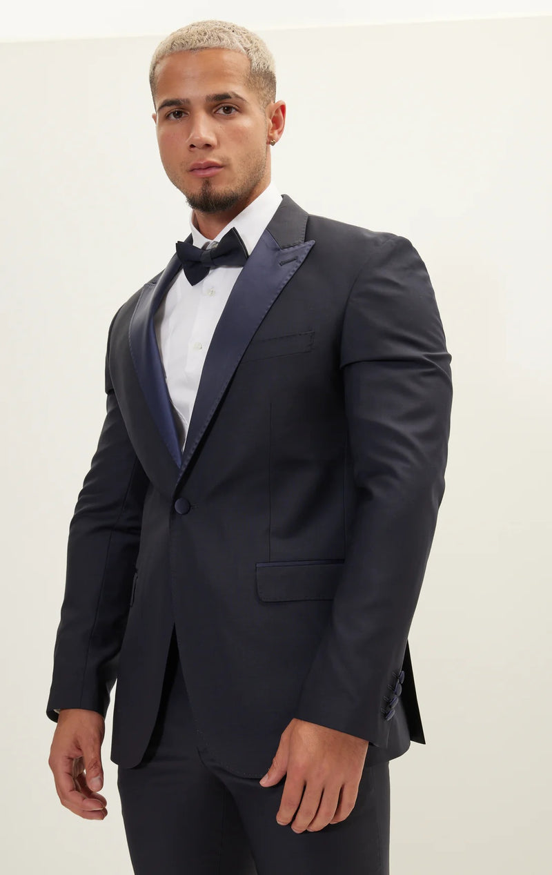 Super 180's Merino Wool Tuxedo - Navy